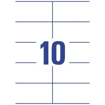 AVERY Zweckform Universal-Etiketten, 105 x 57 mm,...