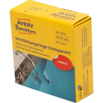 AVERY Zweckform Lochverstärkungsringe 13 mm,...