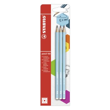 STABILO pencil 160 - ceruzka - tvrdosť HB - 3 ks