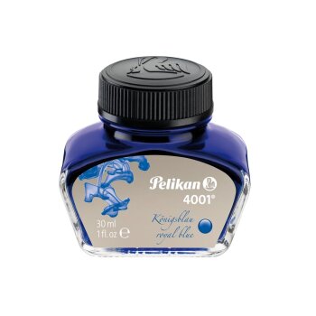 Pelikan Tinte 4001 im Glas, königsblau, Inhalt: 30 ml