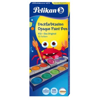 Pelikan vodové farby K12 - 12 farieb