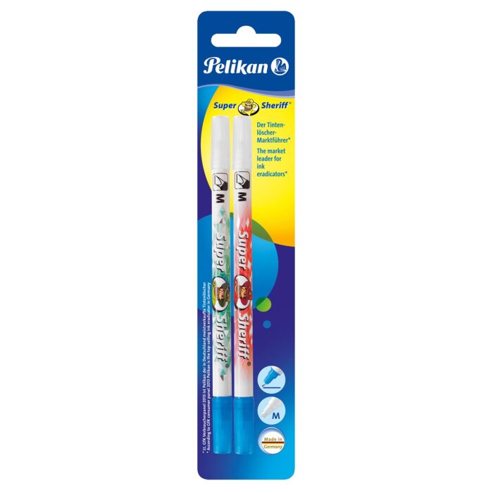 Pelikan Super Sheriff - zmizík - multi hrot (M) - 2 ks na blistri