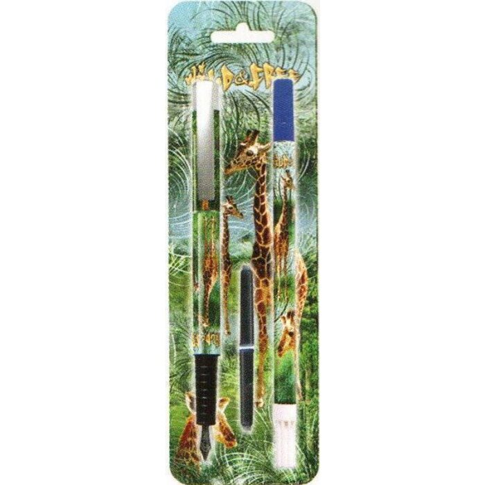 TSI Füllhalterset "Wild & Free Giraffe"