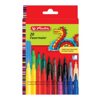 herlitz fixky v kartónovej škatuľke - 20 ks