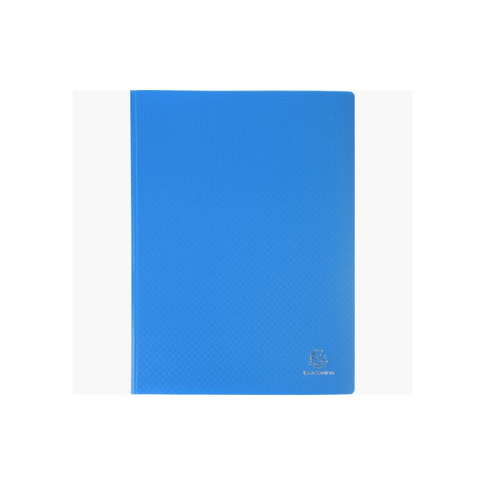 EXACOMPTA Sichtbuch, DIN A4, PP, 10 Hüllen, blau