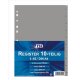 TSI 10-dielny register PP, A4 - šedej farby, 1-10