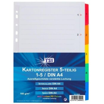 TSI kartónové registre vystužené...