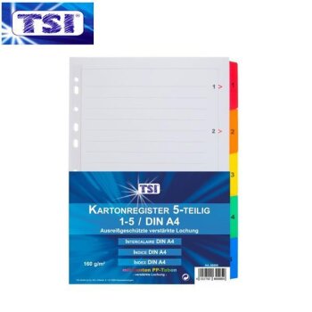TSI kartónové registre vystužené...