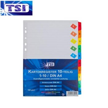 TSI kartónový register vystužený...