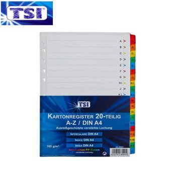 TSI kartónové registre vystužené...