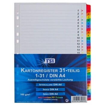 TSI kartónové registre vystužené...