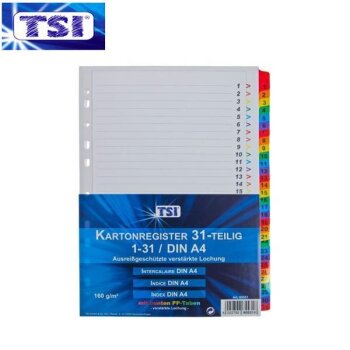 TSI kartónové registre vystužené...