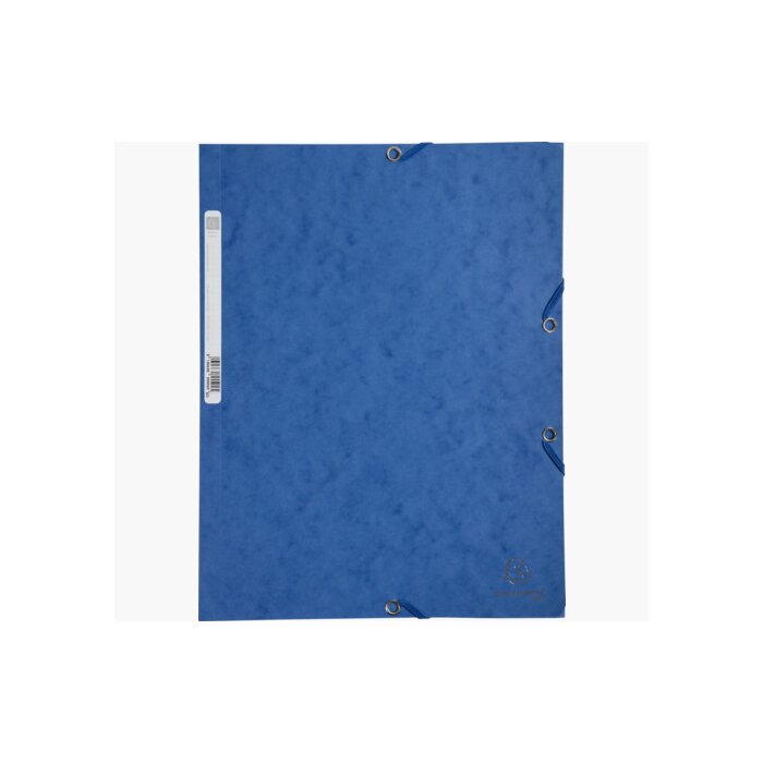 EXACOMPTA Eckspannermappe, DIN A4, Karton 400 g/qm, blau