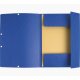 EXACOMPTA Eckspannermappe, DIN A4, Karton 400 g/qm, blau