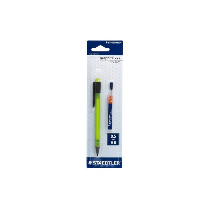 STAEDTLER mechanická ceruzka graphite 777 0,5 mm + náhradné tuhy - zelená