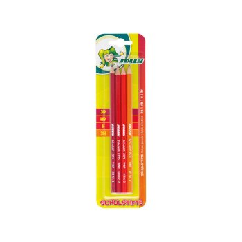 JOLLY Schulstifte - Bleistifte Set 3B/HB/H/3H 4er