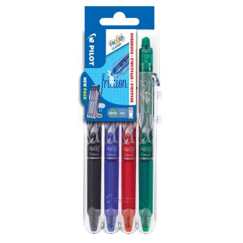 PILOT Tintenroller FRIXION BALL CLICKER 07 Set2Go, 4er...