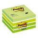 Post-it Haftnotiz-Würfel, 76 x 76 mm, Pastell-Grüntöne