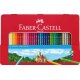 FABER-CASTELL šesťhranné farbičky CASTLE - 36 ks v kovovom puzdre