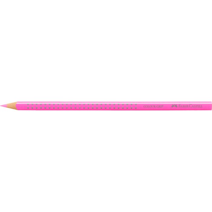 FABER-CASTELL samostatná trojhranná akvarelová farbička - Colour Grip - neónovo ružová