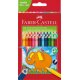 FABER-CASTELL Dreikant-Buntstifte Jumbo, 24er Etui