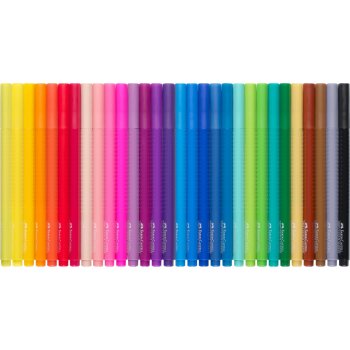 FABER-CASTELL Fasermaler GRIP COLOUR MARKER, 30er Etui
