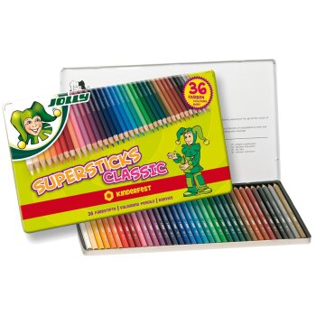 Jolly farbičky Supersticks Classic - 36 ks