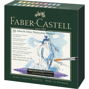 FABER-CASTELL Aquarellmarker ALBRECHT DÜRER, 20er Etui