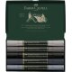 FABER-CASTELL akvarelový popisovač ALBRECHT DÜRER - 5 ks v puzdre - šedé odtiene
