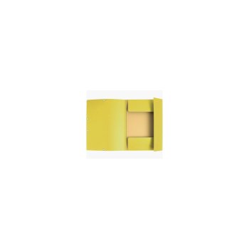 EXACOMPTA zakladací obal s gumičkou, A4, kartónový 400 g/m2, citrónovo žltý