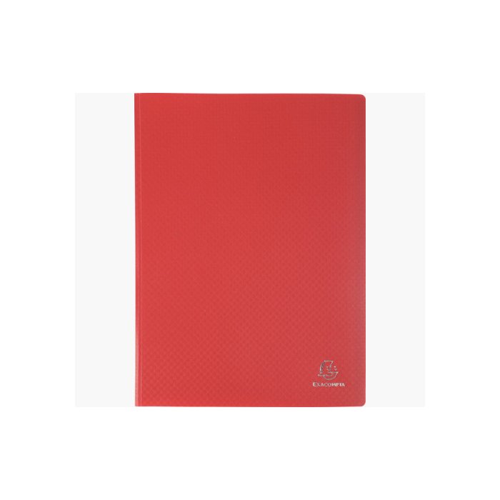 EXACOMPTA Sichtbuch, DIN A4, PP, 50 Hüllen, rot