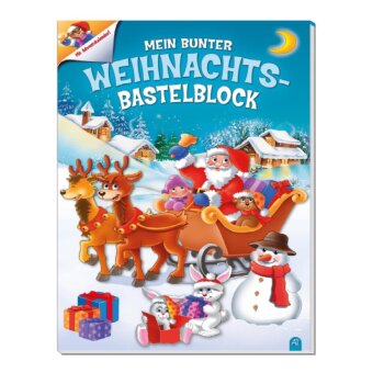 Mein Bunter Weihnachts-Bastelblock