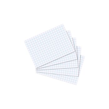 herlitz Karteikarten, DIN A8, kariert, weiss 100er