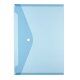 herlitz Dokumententasche, DIN A4, PP, transparent blau