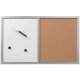 herlitz Kombi-Tafel, (B)600 x (H)400 mm, Holzrahmen silber