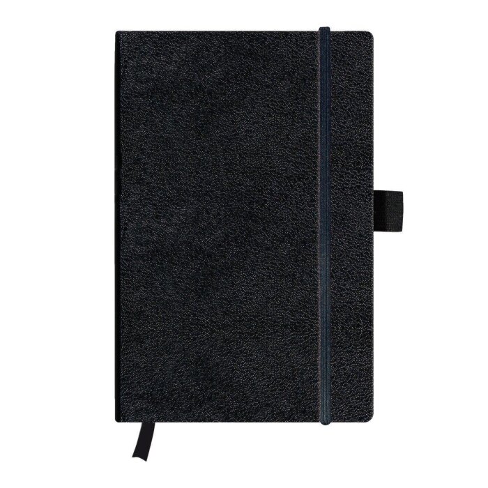 herlitz my.book Classic Notizbuch A5 96 Blatt kariert schwarz