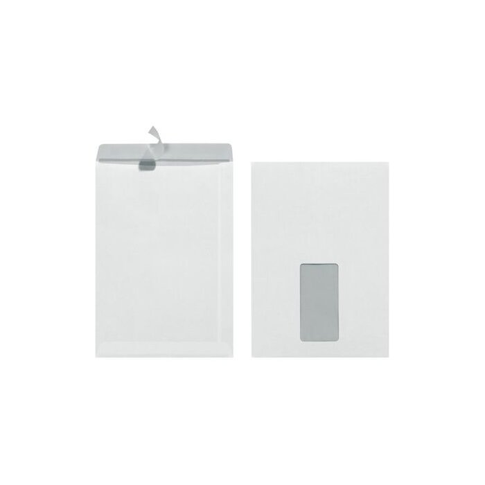 herlitz Versandtasche C5 mit Fenster, weiss 25er