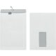 herlitz Versandtasche C5 mit Fenster, weiss 25er