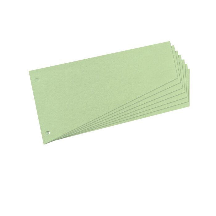 herlitz deliace pásy, trapézové (úzke na šírku), manila kartón - zelené
