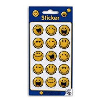 Smiley Sticker - "Smiley World blue"