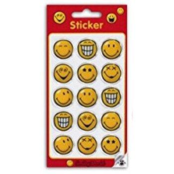 Smiley Sticker - "Smiley World red"