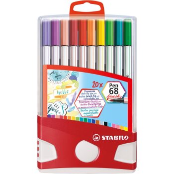 STABILO Pen 68 brush Colorparade - prémiové...