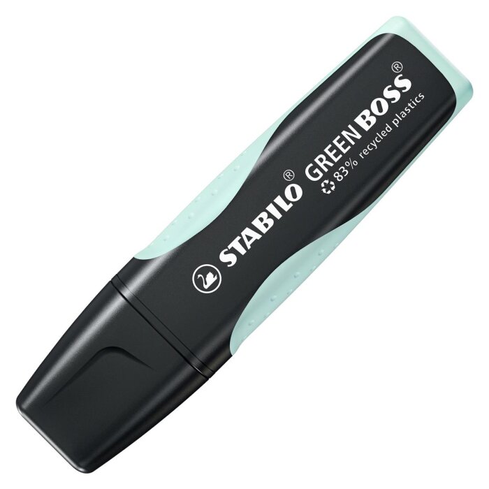 STABILO GREEN BOSS Pastel - ekologický zvýrazňovač - samostatný - pastelovo tyrkysový