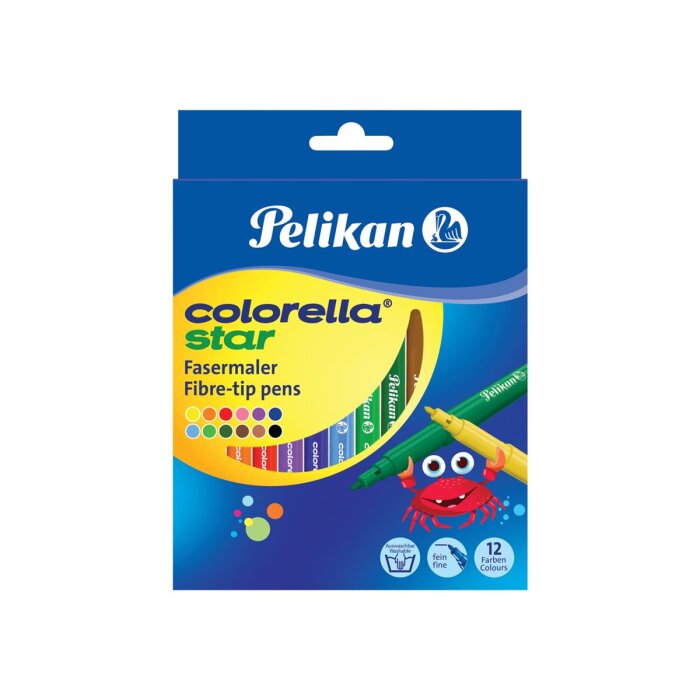 Pelikan Fasermaler Colorella Star, rund, 12er