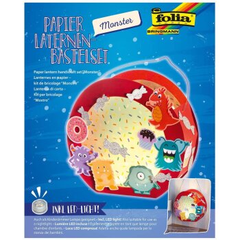 folia Laternen-Bastelset "Monster"
