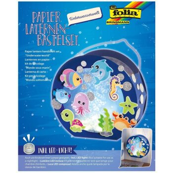 folia Laternen-Bastelset "Unterwasserwelt"
