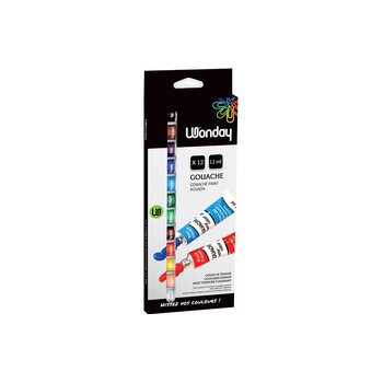Wonday gouache farba 12 ml - 12 rôznych farieb