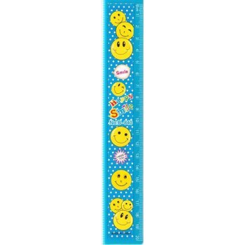Smile Lineal 20 cm blau