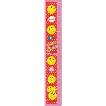 Smile Lineal 20 cm rosa