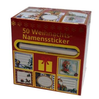 Geschenkaufkleber 50er Pack